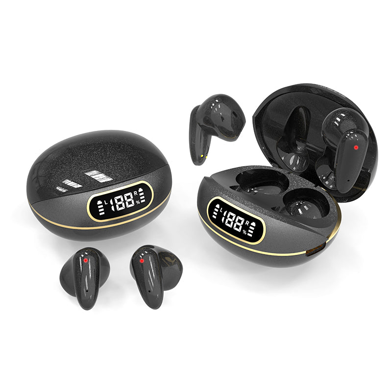 KOLINSKY X55 Touch Control TWS Bezdrátová sluchátka Bluetooth 5.2 sluchátka s digitálním displejem KOLINSKY X55 Touch Control TWS Bezdrátová sluchátka Bluetooth 5.2 sluchátka s digitálním displejem
